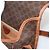Céline CELINE Macadam Canvas Circle Shoulder Bag PVC Leather Brown Gold - vista 19
