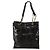 CHANEL Chain Tote Bag Patent Leather Black Gold CC - vista 13