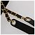 CHANEL Chain Tote Bag Patent Leather Black Gold CC - vista 8