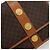 Céline CELINE Macadam Canvas Medallion Shoulder Bag PVC Leather Brown Gold - vista 17