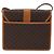 Céline CELINE Macadam Canvas Medallion Shoulder Bag PVC Leather Brown Gold - vista 2