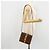 Céline CELINE Macadam Canvas Medallion Shoulder Bag PVC Leather Brown Gold - vista 22