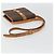 Céline CELINE Macadam Canvas Medallion Shoulder Bag PVC Leather Brown Gold - vista 7