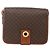 Céline CELINE Macadam Canvas Circle Shoulder Bag PVC Leather Brown Gold - vista 13