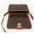 Céline CELINE Macadam Canvas Circle Shoulder Bag PVC Leather Brown Gold - vista 18