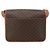 Céline CELINE Macadam Canvas Circle Shoulder Bag PVC Leather Brown Gold - vista 2