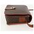 Céline CELINE Macadam Canvas Circle Shoulder Bag PVC Leather Brown Gold - vista 4