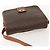 Céline CELINE Macadam Canvas Circle Shoulder Bag PVC Leather Brown Gold - vista 6