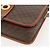 Céline CELINE Macadam Canvas Circle Shoulder Bag PVC Leather Brown Gold - vista 8