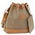 Céline CELINE Macadam Canvas Shoulder Bag PVC Beige Gold