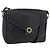 Céline CELINE Circle Shoulder Bag Leather Black Gold