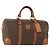 Céline CELINE Macadam Canvas Boston Bag PVC Leather Brown Gold