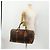 Céline CELINE Macadam Canvas Boston Bag PVC Leather Brown Gold - vista 25