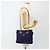 PRADA Chain Shoulder Bag Nylon Purple Gold - vista 24
