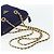PRADA Chain Shoulder Bag Nylon Purple Gold - vista 7