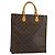 LOUIS VUITTON Monogram Sac Plat Hand Bag M51140 LV