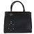FENDI 2JOURS Hand Bag Leather Black Gold - vista 13