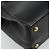 FENDI 2JOURS Hand Bag Leather Black Gold - vista 15