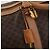 Céline CELINE Macadam Canvas Boston Bag PVC Leather Brown Gold - vista 10