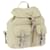 PRADA Backpack Nylon Ivory Silver