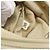 PRADA Accessory Pouch Nylon Beige Silver - vista 12