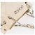 CHANEL Chain V Stitch Shoulder Bag Canvas Beige Silver CC - vista 6