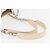 CHANEL Chain V Stitch Shoulder Bag Canvas Beige Silver CC - vista 7