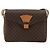Céline CELINE Macadam Canvas Shoulder Bag PVC Leather Brown Gold - vista 13