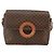 Céline CELINE Macadam Canvas Circle Shoulder Bag PVC Leather Brown Gold - vista 13
