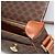 Céline CELINE Macadam Canvas Circle Shoulder Bag PVC Leather Brown Gold - vista 19