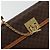 Céline CELINE Macadam Canvas Hand Bag PVC Leather Brown Gold - vista 18