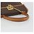 Céline CELINE Macadam Canvas Hand Bag PVC Leather Brown Gold - vista 7