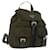 PRADA Backpack Nylon Green Silver  - vista 1