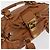 Chloé Chloe Paddington Hand Bag Leather Brown Silver gold - vista 6