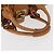 Chloé Chloe Paddington Hand Bag Leather Brown Silver gold - vista 7