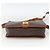 Céline CELINE Macadam Canvas Shoulder Bag PVC Leather Brown Gold - vista 5