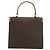 Céline CELINE Macadam Canvas Hand Bag PVC Leather Brown Gold - vista 2