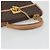 Céline CELINE Macadam Canvas Hand Bag PVC Leather Brown Gold - vista 7