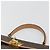 Céline CELINE Macadam Canvas Hand Bag PVC Leather Brown Gold - vista 8