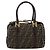 FENDI Zucca Canvas Hand Bag Brown Black - vista 2