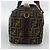 FENDI Zucca Canvas Hand Bag Brown Black - vista 4