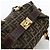 FENDI Zucca Canvas Hand Bag Brown Black - vista 6