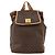 Céline CELINE Macadam Canvas Backpack PVC Leather Brown Gold - vista 13