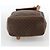 Céline CELINE Macadam Canvas Backpack PVC Leather Brown Gold - vista 5