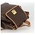 Céline CELINE Macadam Canvas Backpack PVC Leather Brown Gold - vista 6