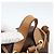 Céline CELINE Macadam Canvas Backpack PVC Leather Brown Gold - vista 7
