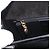 Salvatore Ferragamo Gancini Hand Bag Patent leather 2way Black Gold - vista 26