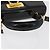 Salvatore Ferragamo Gancini Hand Bag Patent leather 2way Black Gold - vista 7