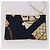 Sac à bandoulière CHANEL en toile bleu marine et doré CC - vue 24