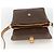 Céline CELINE Macadam Canvas Shoulder Bag PVC Leather Brown Gold - vista 18